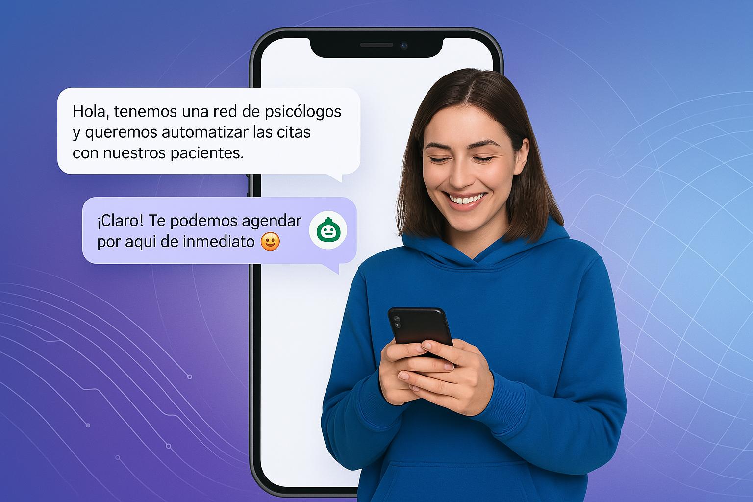 Operación comercial sin automatizar con IA