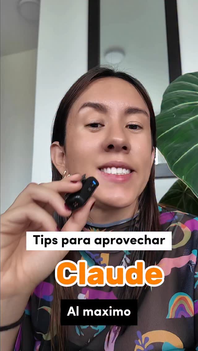La mayoría le pregunta a Claude, copia y se va. 

Y lo que no saben es que así se pierden el 80% de lo que realmente puede hacer esta herramienta

5 formas de aprovecharlo al máximo:

✅ Proyectos — Carga documentos una vez, Claude mantiene el contexto siempre

✅ Personalización — Dile quién eres, qué haces, cómo quieres que te hable

✅ Pensamiento Profundo — Activa Extended Thinking para problemas complejos

✅ Artefactos — Crea herramientas funcionales sin salir del chat

✅ Conectores — Accede a Gmail, Notion, Canva en tiempo real

¿Cuál vas a probar primero? Cuéntame en comentarios 👇​​​​​​​​​​​​​​​​

#IA #Claude #instagramreels #Tech