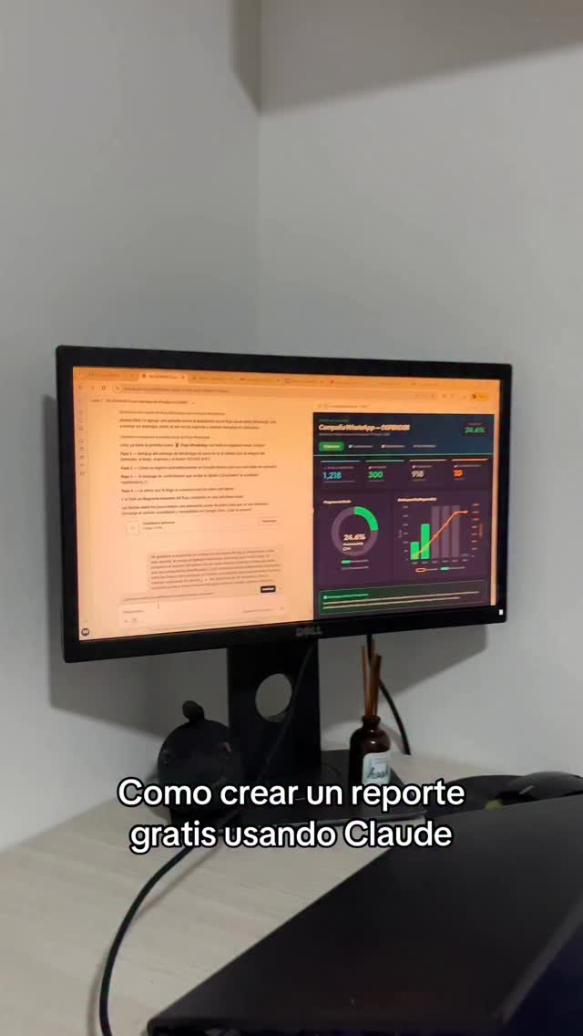 Hacer reportes lo vivimos todos, todos los días. Hoy con claude puedes hacerlo en menos de 10 minutos y puedes publicarlo en Google site para que puedas verlos como una web completamente gratis. Comenta REPORTE para enviarte un tutorial