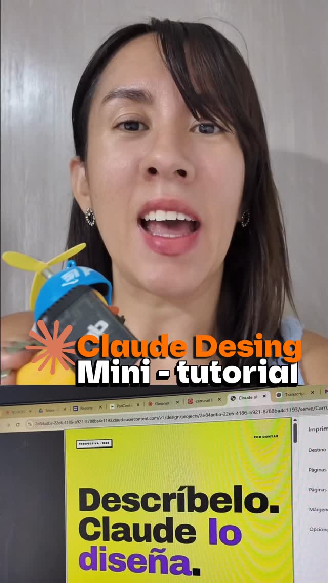 Estuvimos probando Claude design TODA la semana 🧑‍💻 y esto pasó… 👀

A propósito, si quieren una mini-guía explicativa sobre este tutorial 📝, comenten la palabra GUÍA y al toque se las pasamos ⚡️🙌

#inteligenciaartificial #ia #claude #instagramreels
